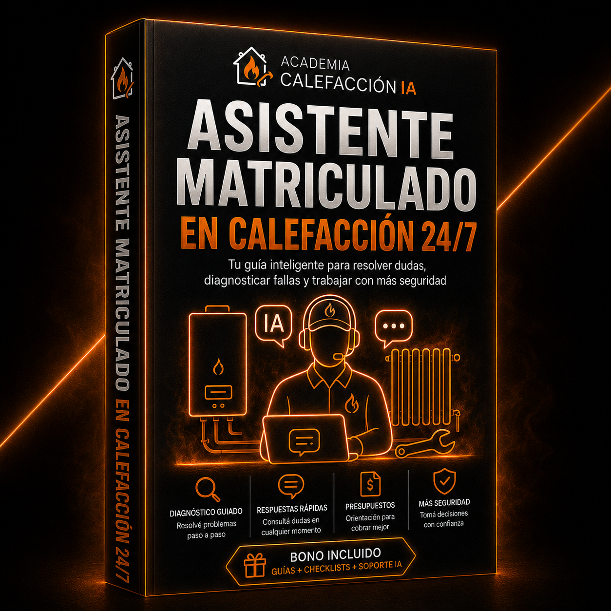 Asistente IA Matriculado en Calefaccion - Asistente IA que te convierte en Profesional